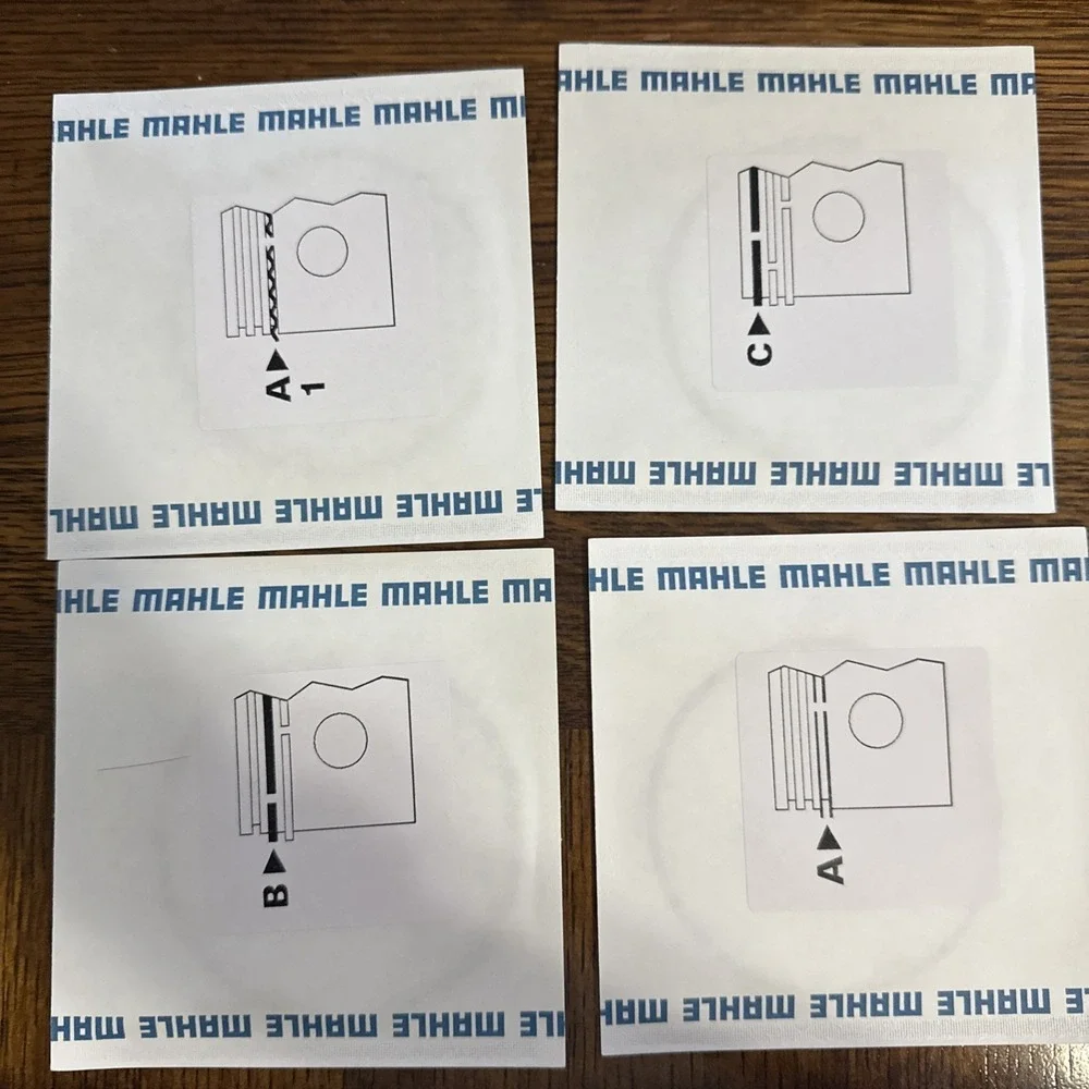 Piston Rings MAHLE 08306N0 For BMW 84.0Mm 1.5+1.5+2.0Mm